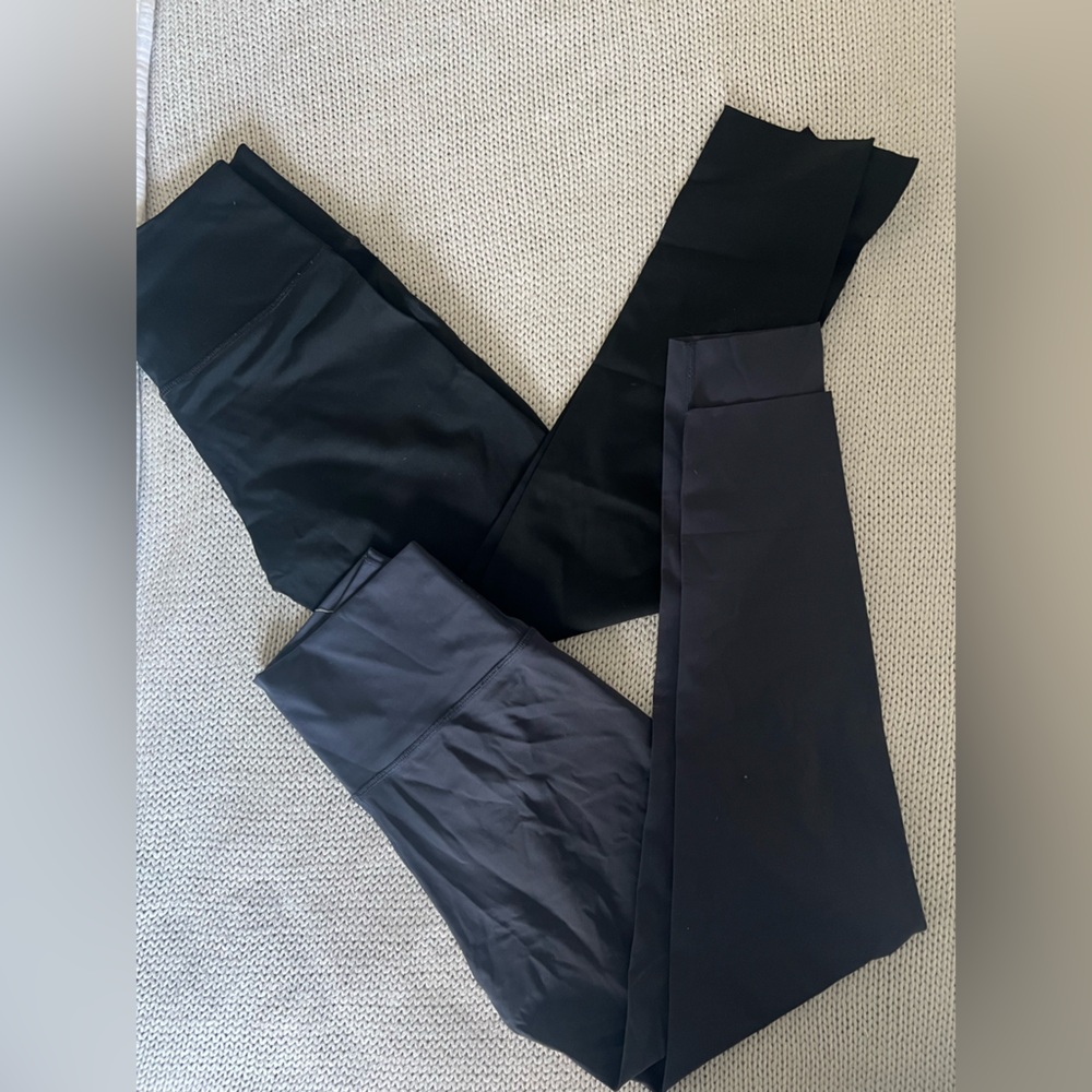 Aerie OFFLINE Black and Navy Blue Leggings L